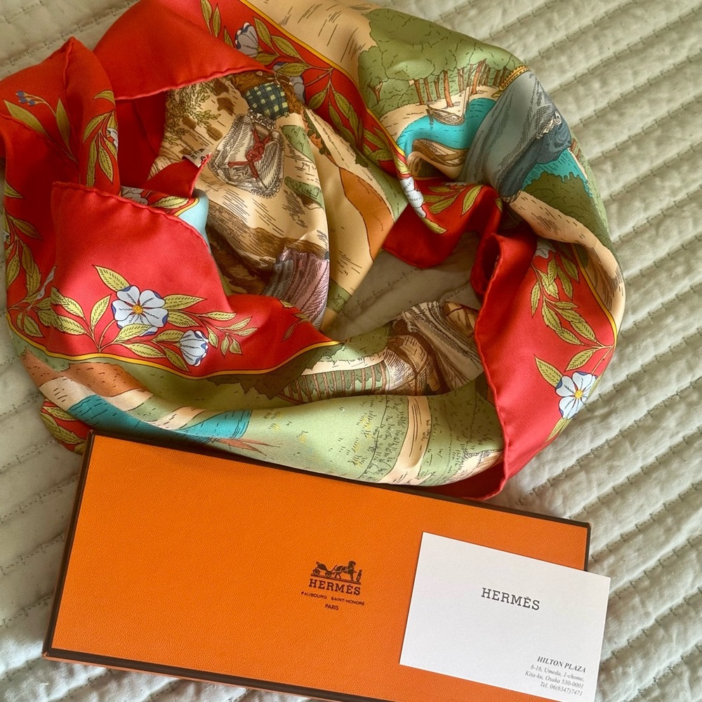 Hermes Scarf “Customes des Departments”